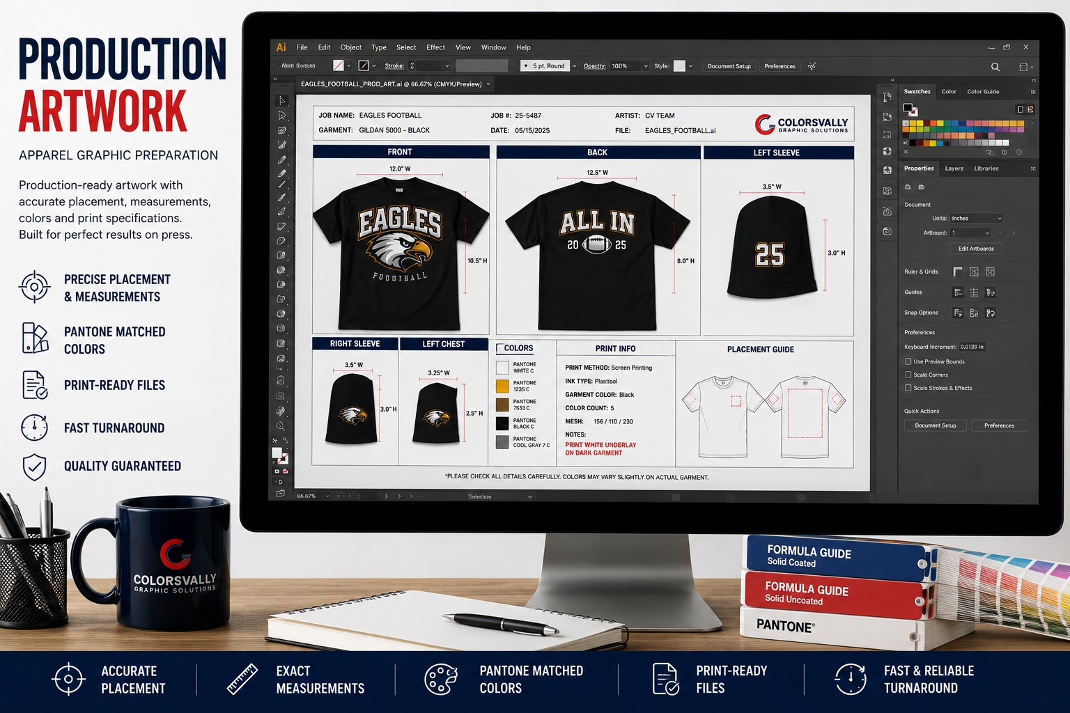 Apparel graphic preparation